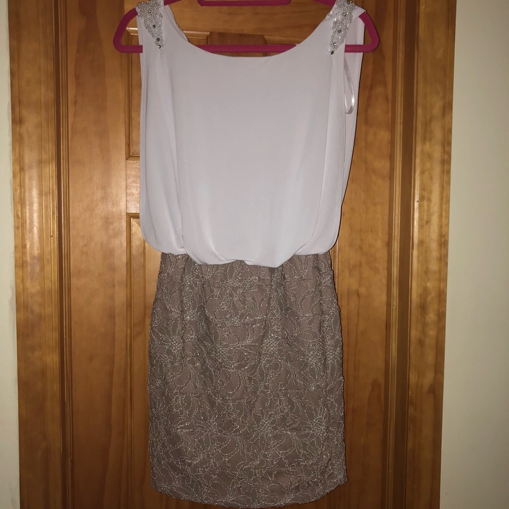 Embroidered Formal Dress